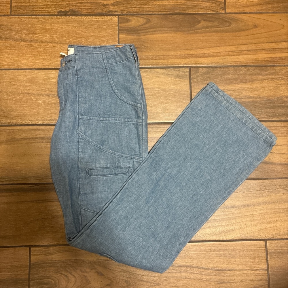 Jill Stuart Blue Straight Leg Jeans Classic Style